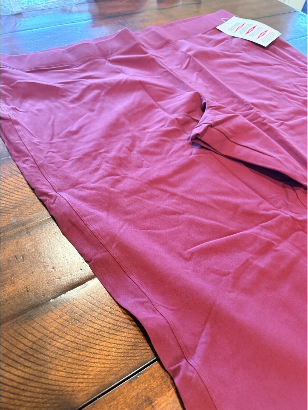 Women with Control Contour Waist Tab Full Leg Pants Tawny Port NWT Size 5X
